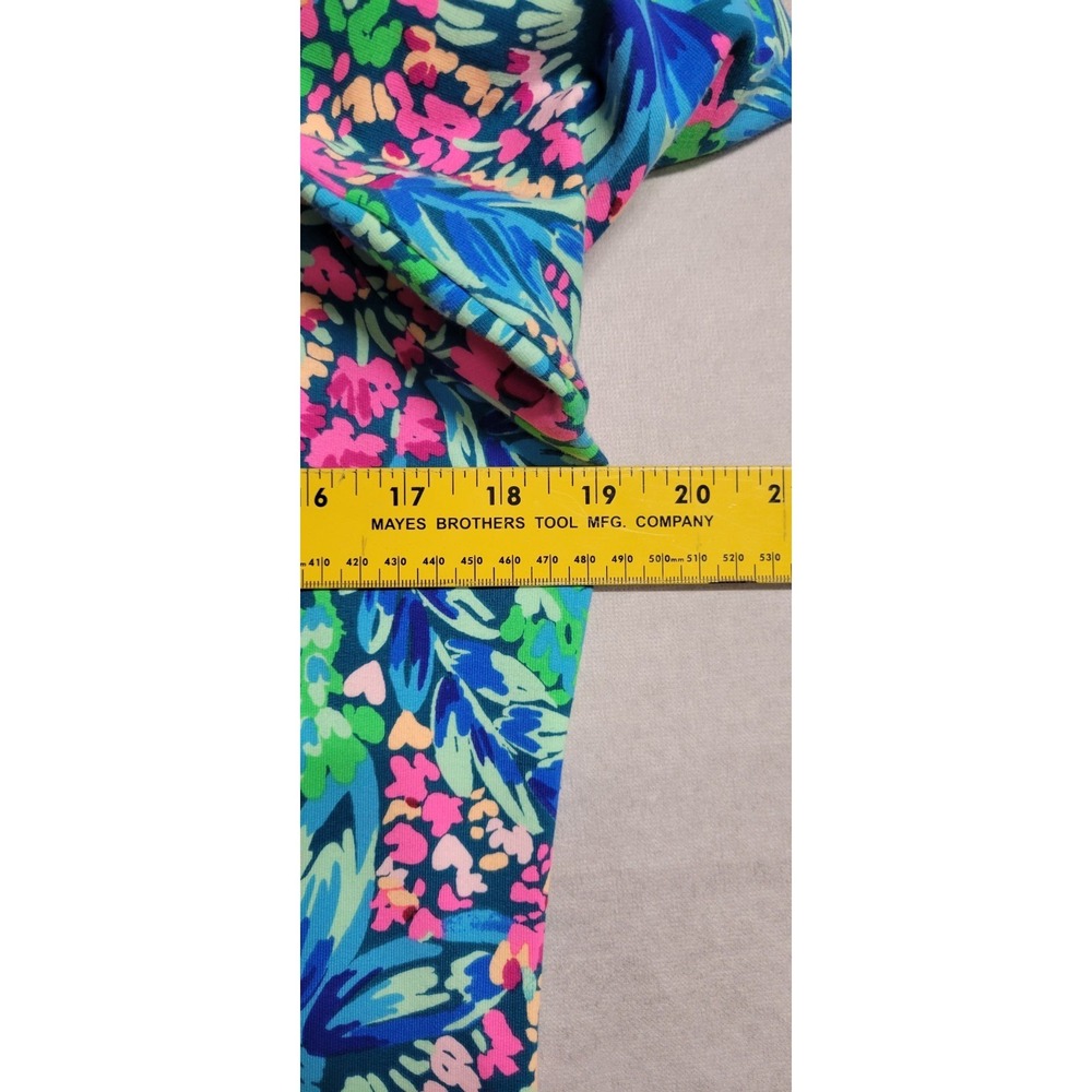 Multicolored Floral Print LS Lilly Pulitzer Short Dress Size M - Picture 6 of 8
